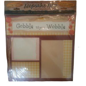 Keepsake Kits Fall Scrapbook Kit Wobble til You Gobble